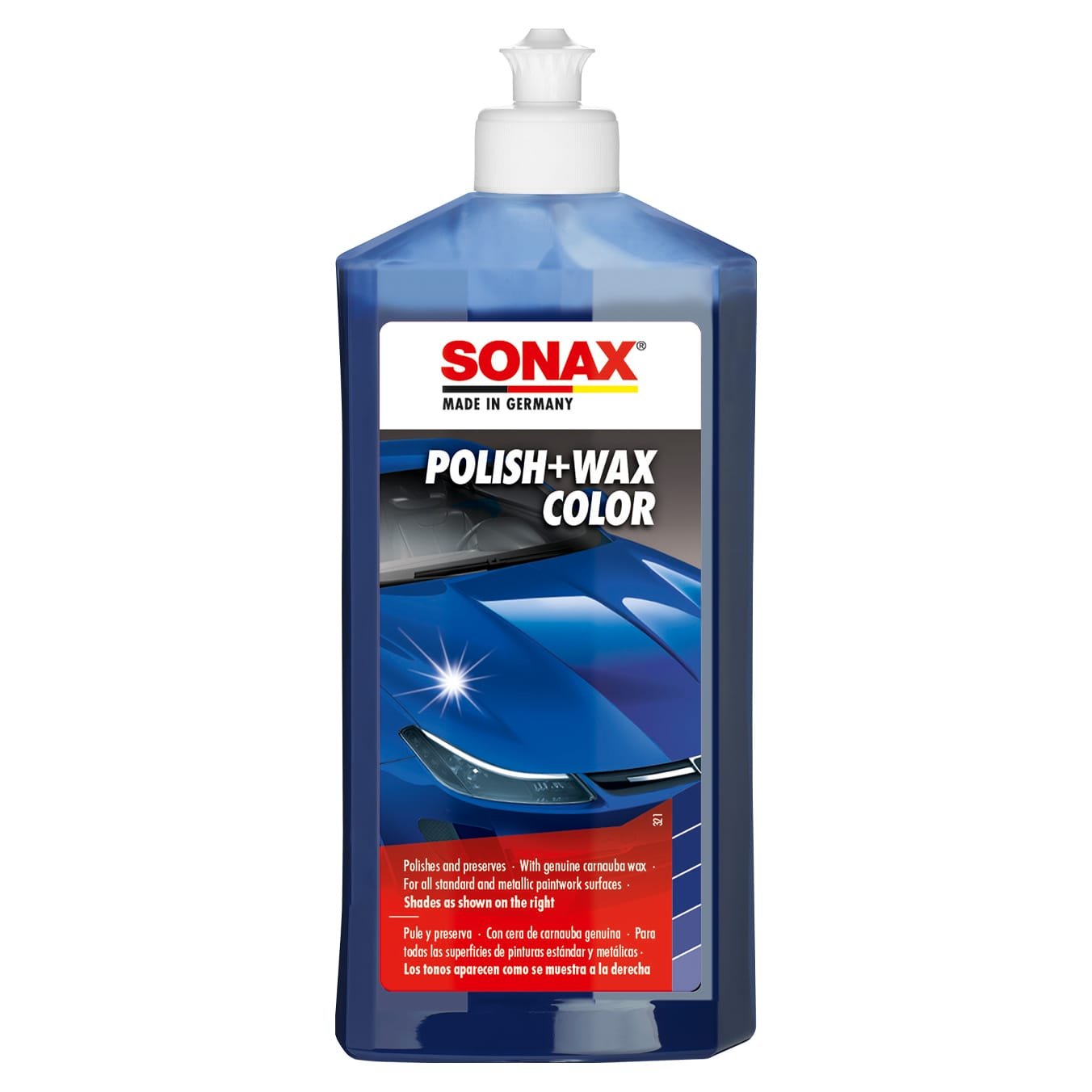 Wosk koloryzujący Sonax NanoPro Niebieski 500ml (296200) 2 Wosk koloryzujący Sonax NanoPro Niebieski 500ml (296200) 2