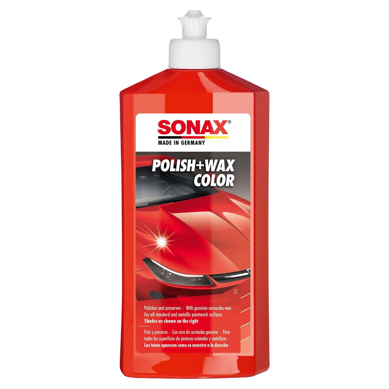 Wosk koloryzujący Sonax NanoPro Czerwony 500ml (296400) 2 Wosk koloryzujący Sonax NanoPro Czerwony 500ml (296400) 2