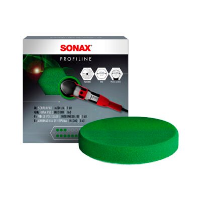 Gąbka polerska zielona Sonax średnio twarda 160mm (493000)