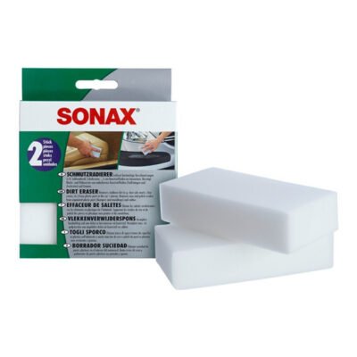 Gąbka Sonax do czyszczenia plastików, gumy, skóry i kokpitu 2 szt (416000)