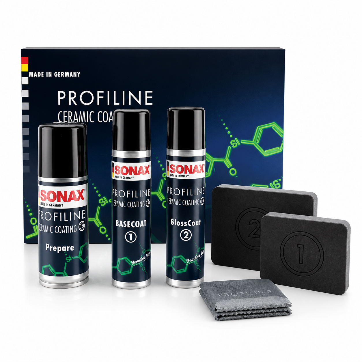 Zestaw do ceramicznej ochrony lakieru Sonax Profiline CeramicCoating CC36 (236941) 4 Zestaw do ceramicznej ochrony lakieru Sonax Profiline CeramicCoating CC36 (236941) 4