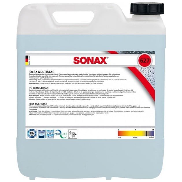 Uniwersalny preparat czyszczący Sonax Profiline Multistar 10l (627600) 4 Uniwersalny preparat czyszczący Sonax Profiline Multistar 10l (627600) 4