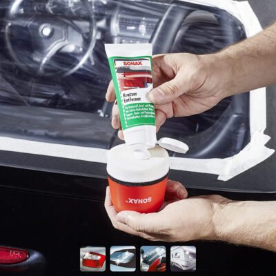 Preparat Sonax NanoPro Scratch Remover do renowacji reflektorów i przeźroczystych plastików 75ml (305000) 5