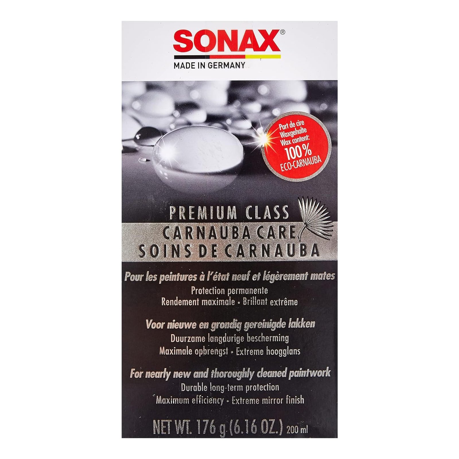 Wosk carnauba Sonax Premium Class Carnauba Care 200g (211200) 13 Wosk carnauba Sonax Premium Class Carnauba Care 200g (211200) 13
