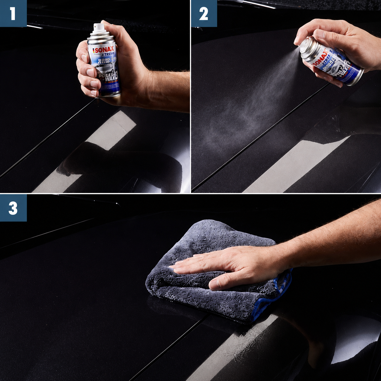 Zestaw Sonax Xtreme Ceramic Lack Protect do zabezpieczenia lakieru powłoką ceramiczną 240ml (247941) 4 Zestaw Sonax Xtreme Ceramic Lack Protect do zabezpieczenia lakieru powłoką ceramiczną 240ml (247941) 4