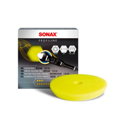 Gąbka polerska Sonax Dual Action FinishPad średnio twarda 143mm (493341) 2