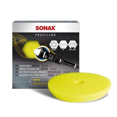Gąbka polerska Sonax Dual Action FinishPad średnio twarda 143mm (493341)