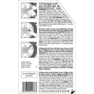 Bezkwasowy płyn do mycia felg 5l Sonax Profiline Felgenreiniger säurefrei (230500) 2