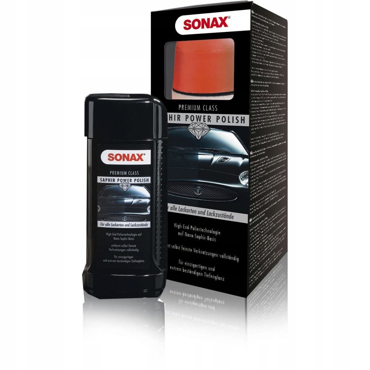 Zestaw do polerowania lakieru z P-Ball Sonax Premium Class SaphirPowerPolish 250ml (200941) 3 Zestaw do polerowania lakieru z P-Ball Sonax Premium Class SaphirPowerPolish 250ml (200941) 3