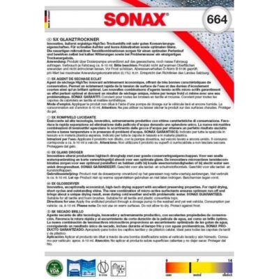 Środek wspomagający osuszanie Sonax SX Glanz Trockner 25l (664705) 2