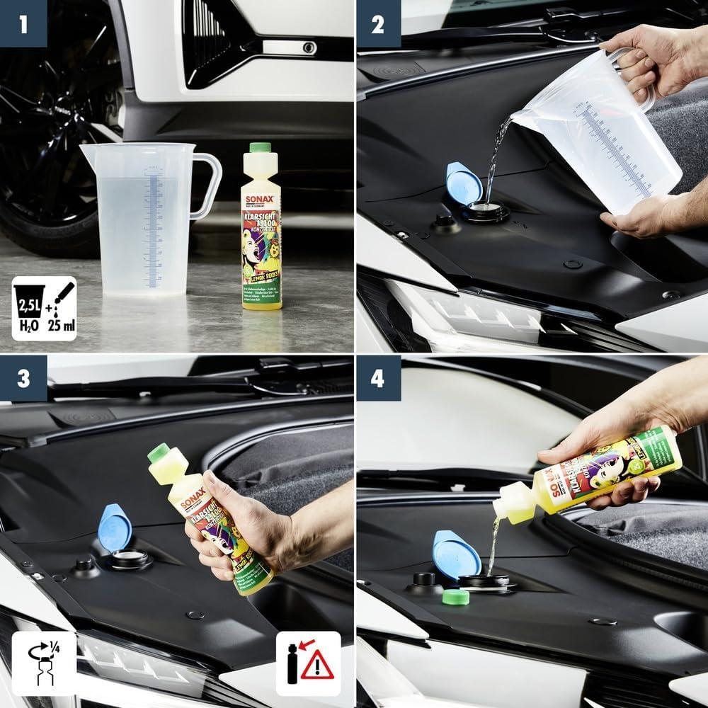 Letni płyn do spryskiwaczy Sonax Koncentrat 1:100 Lemon Rocks 250ml (370141) 3 Letni płyn do spryskiwaczy Sonax Koncentrat 1:100 Lemon Rocks 250ml (370141) 3