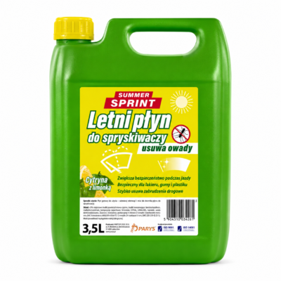 Letni płyn Summer Sprint do spryskiwaczy Cytryna z limonką 3.5l (PAR083427)