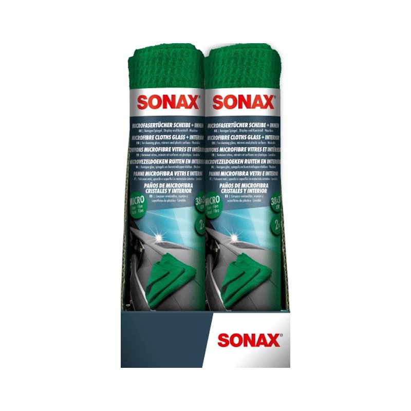 Mikrofibra do szyb i wnętrza Sonax 2 szt. (498441) 2 Mikrofibra do szyb i wnętrza Sonax 2 szt. (498441) 2
