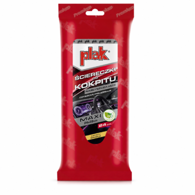 Nabłyszczające ściereczki do kokpitu PLAK MAXI Premium Vanilla (SCPLS-MAX/KO_NABL_WAN)