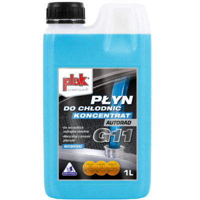 Koncentrat płynu do chłodnic PLAK AUTORAD G11 1L -37°C (ATA083253)