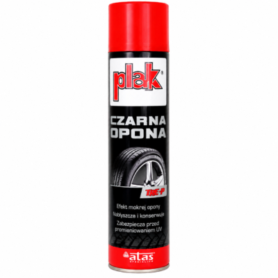 Preparat do opon i elementów gumowych PLAK Czarna Opona TRE-P 400 ml (SCPLAK-TRE-P 400)