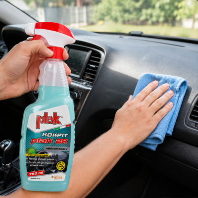 Nabłyszczający preparat do kokpitu z woskiem Carnauba PLAK 2R 750 ml (SCPL-2R.) 2