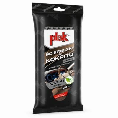 Matowe ściereczki do kokpitu PLAK MAXI Premium Grapefruit (SCPLS-MAX/KO_MAT_GREJ) 2