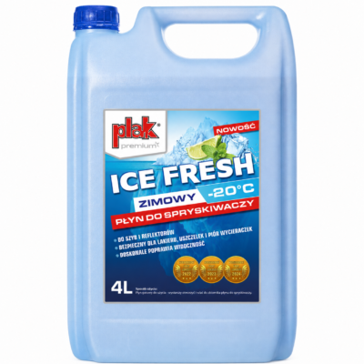 Zimowy płyn do spryskiwaczy PLAK Premium ICE FRESH -20°C 4L (ATA077941)