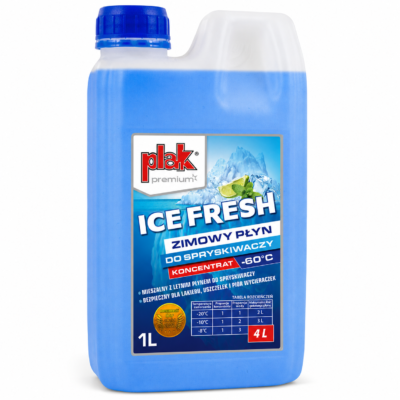 Koncentrat zimowego płynu do spryskiwaczy PLAK Premium ICE FRESH -60°C 1 L(ATA070916) 2