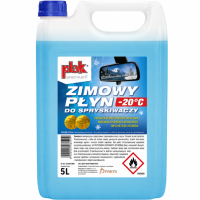 Zimowy płyn do spryskiwaczy PLAK Premium -20°C 5L (ATA072499)