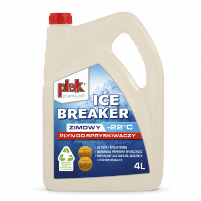 Zimowy płyn do spryskiwaczy PLAK Premium ICE BREAKER -22°C 4L (ATA073352)