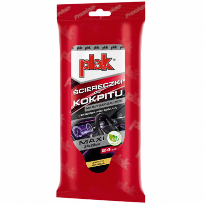 Nabłyszczające ściereczki do kokpitu PLAK MAXI Premium Vanilla (SCPLS-MAX/KO_NABL_WAN) 2