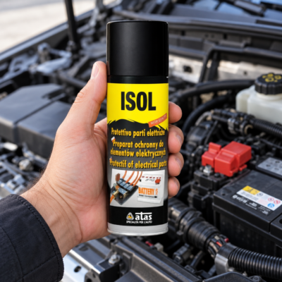 Preparat do czyszczenia i zabezpieczania styków elektrycznych ATAS Isol 200 ml (SCISOL.) 2