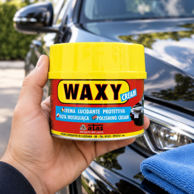 Pasta woskująca do karoserii PLAK Atas Waxy Cream 250 ml (SCWAXY.) 2