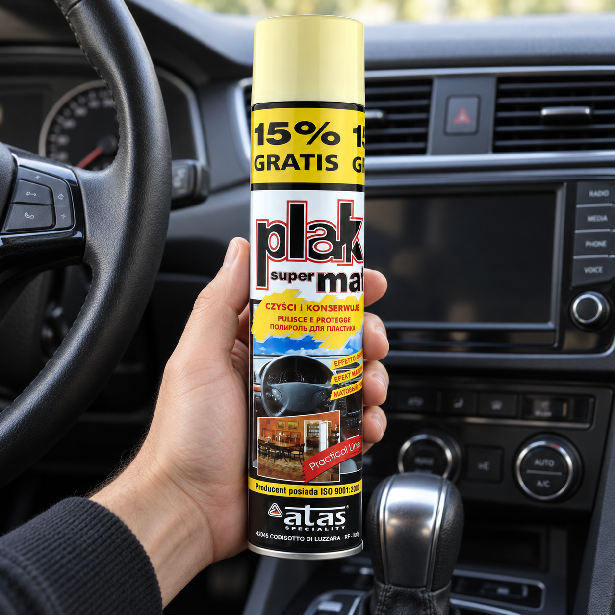 Matowy preparat do kokpitu PLAK Practical Line SuperMat Wanilia 500 ml (SCPPL-PLMAT-WAN.) 3 Matowy preparat do kokpitu PLAK Practical Line SuperMat Wanilia 500 ml (SCPPL-PLMAT-WAN.) 3