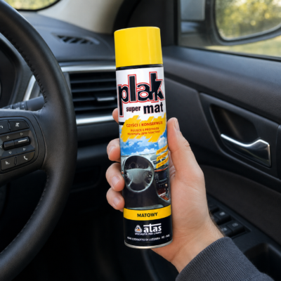 Matowy preparat do kokpitu PLAK Super Mat Cytryna 600 ml (SCPLM-600-CYT.) 2