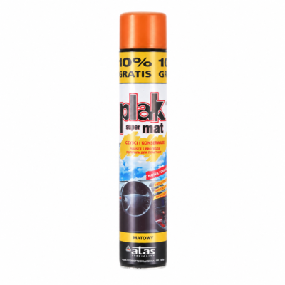 Matowy preparat do kokpitu PLAK Super Mat Pomarańcza 750 ml (SCPLM-750-POM.)