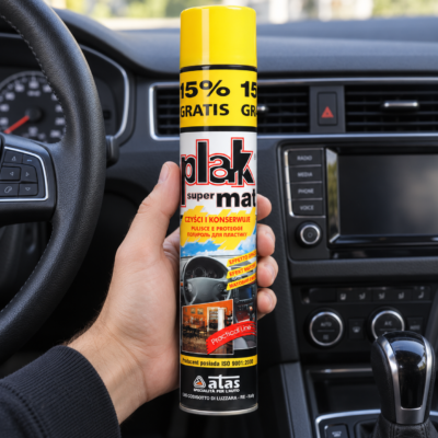 Matowy preparat do kokpitu PLAK Super Mat Cytryna 500 ml (SCPPL-PLMAT-CYT.) 2