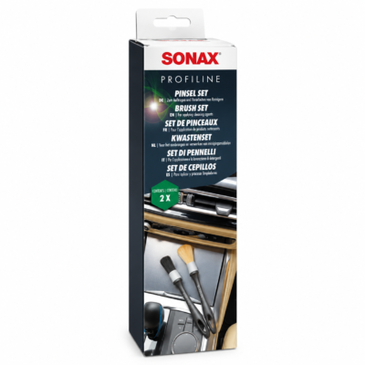 SONAX PROFILINE – zestaw profesjonalnych pędzli detailingowych 2 szt. (299000) 2