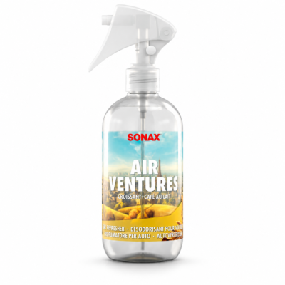 SONAX Air Ventures Croissant + Café au Lait – odświeżacz powietrza do samochodu 300 ml (593141) SONAX Air Ventures Croissant + Café au Lait – odświeżacz powietrza do samochodu 300 ml (593141)