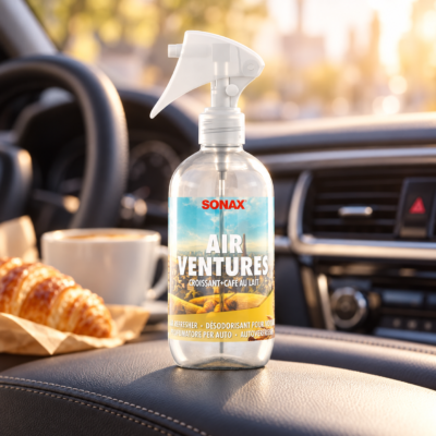 SONAX Air Ventures Croissant + Café au Lait – odświeżacz powietrza do samochodu 300 ml (593141) 2