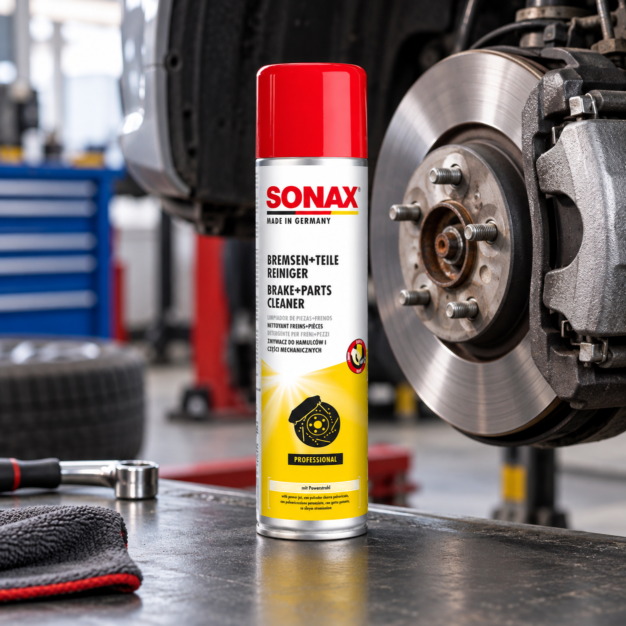 SONAX Professional – zmywacz do hamulców i części mechanicznych 400 ml (483400) 3 SONAX Professional – zmywacz do hamulców i części mechanicznych 400 ml (483400) 3