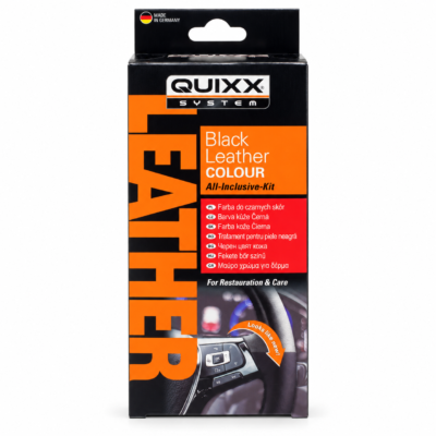 QUIXX Leather Colour – farba do renowacji czarnej skóry 50 ml (QXX10349) QUIXX Leather Colour – farba do renowacji czarnej skóry 50 ml (QXX10349)