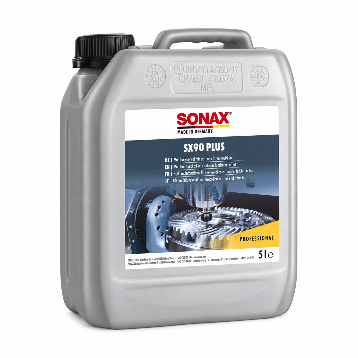 SONAX SX90 PLUS – uniwersalny olej smarujący i konserwujący 5 L (474505) 3 SONAX SX90 PLUS – uniwersalny olej smarujący i konserwujący 5 L (474505) 3