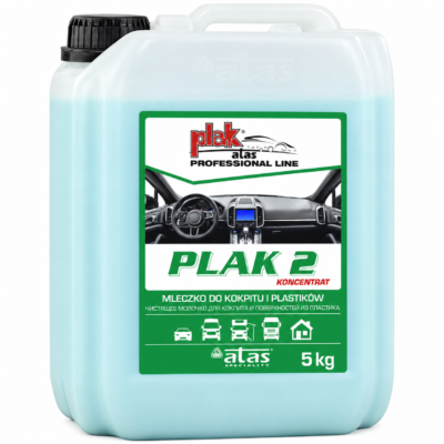 Mleczko do kokpitu i plastików ATAS PLAK 2 Koncentrat 5 kg (ATA049313) 2