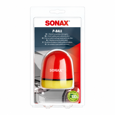 SONAX P-Ball – ergonomiczny uchwyt z gąbką do polerowania lakieru (417341) SONAX P-Ball – ergonomiczny uchwyt z gąbką do polerowania lakieru (417341)