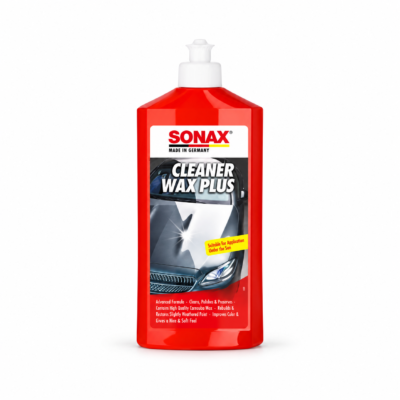 SONAX Cleaner Wax Plus – wosk czyszcząco-polerujący z Carnaubą 500 ml (300241) SONAX Cleaner Wax Plus – wosk czyszcząco-polerujący z Carnaubą 500 ml (300241)