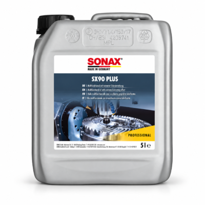 SONAX SX90 PLUS – uniwersalny olej smarujący i konserwujący 5 L (474505) SONAX SX90 PLUS – uniwersalny olej smarujący i konserwujący 5 L (474505)
